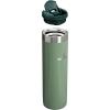 imageStanley AeroLight Transit Bottle 16 oz  Locking Drink Through Lid  Leak Resistant Water Bottle or Coffee Travel Mug  Lightweight Insulated Stainless Steel  BPAFree  BlackHammertone Green