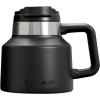 imageSTANLEY ToughToTip Admirals Mug 20 oz  Twiston Flip Open Lid  Wide Body with NonSkid Rubber Base  Insulated Stainless Steel Coffee Cup  BPAFreeBlack 20