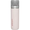 imageStanley Quick Flip GO Water Bottle 24 oz  Push Button Lid  Leakproof and Packable for Travel and Sports  Insulated Stainless Steel  BPAFree  Rose Quartz
