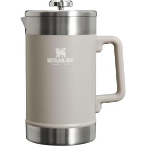 imageSTANLEY Classic StayHot French Press Coffee Maker 48 oz  5 Minute Brew 4 Hours Hot  Mesh Filter for Coffee Grounds  Insulated Stainless Steel French Press  BPAFree  Ash