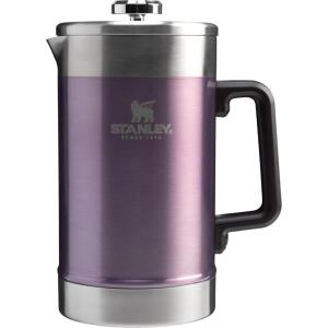 imageSTANLEY Classic StayHot French Press Coffee Maker 48 oz  5 Minute Brew 4 Hours Hot  Mesh Filter for Coffee Grounds  Insulated Stainless Steel French Press  BPAFree  Black 20Wisteria Shine