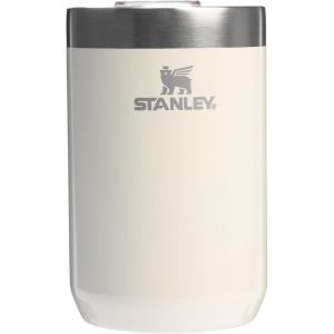 imageSTANLEY Everyday Camp Cup 12 oz  Drink Through Lid  Cup for Coffee Tea and Drinks  Insulated Stainless Steel  BPAFree  Wisteria ShineCream Gloss