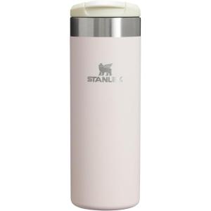 imageStanley AeroLight Transit Bottle 16 oz  Locking Drink Through Lid  Leak Resistant Water Bottle or Coffee Travel Mug  Lightweight Insulated Stainless Steel  BPAFree  BlackRose Quartz