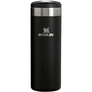 imageStanley AeroLight Transit Bottle 16 oz  Locking Drink Through Lid  Leak Resistant Water Bottle or Coffee Travel Mug  Lightweight Insulated Stainless Steel  BPAFree  BlackBlack