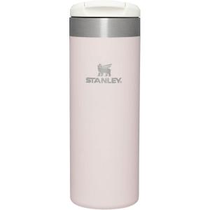 imageStanley AeroLight Transit Bottle 16 oz  Locking Drink Through Lid  Leak Resistant Water Bottle or Coffee Travel Mug  Lightweight Insulated Stainless Steel  BPAFree  BlackRose Quartz Glimmer