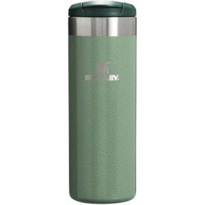 imageStanley AeroLight Transit Bottle 16 oz  Locking Drink Through Lid  Leak Resistant Water Bottle or Coffee Travel Mug  Lightweight Insulated Stainless Steel  BPAFree  BlackHammertone Green