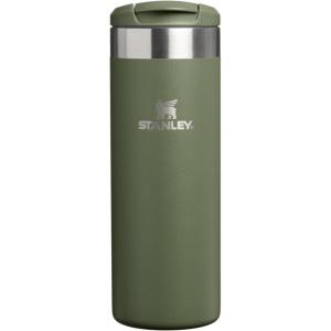 imageStanley AeroLight Transit Bottle 16 oz  Locking Drink Through Lid  Leak Resistant Water Bottle or Coffee Travel Mug  Lightweight Insulated Stainless Steel  BPAFree  BlackDried Pine