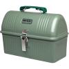 imageStanley Classic Lunch Box 55 qt  Vintage Metal Lunchbox  Durable Meal Container with Handle and Latch  Stores Food Drinks Thermos Water Bottle  Hammer Tone GreenHammer Tone Green