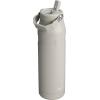 imageSTANLEY IceFlow Flip Straw 20 Water Bottle 36 OZ  BuiltIn Straw with Larger Opening  Lightweight ampamp LeakResistant  Insulated Stainless Steel  BPAFree  Ash