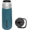imageSTANLEY IceFlow Flip Straw Water Bottle 22 oz  BuiltIn Straw for Travel and Sports  Lightweight and Leak Resistant  Insulated Stainless Steel  BPAFree  PolarLagoon