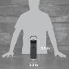 imageSTANLEY IceFlow Flip Straw Water Bottle 22 oz  BuiltIn Straw for Travel and Sports  Lightweight and Leak Resistant  Insulated Stainless Steel  BPAFree  PolarCharcoal