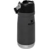 imageSTANLEY IceFlow Flip Straw Water Bottle 22 oz  BuiltIn Straw for Travel and Sports  Lightweight and Leak Resistant  Insulated Stainless Steel  BPAFree  PolarCharcoal