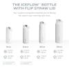 imageSTANLEY IceFlow Flip Straw Water Bottle 22 oz  BuiltIn Straw for Travel and Sports  Lightweight and Leak Resistant  Insulated Stainless Steel  BPAFree  PolarCharcoal