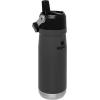 imageSTANLEY IceFlow Flip Straw Water Bottle 22 oz  BuiltIn Straw for Travel and Sports  Lightweight and Leak Resistant  Insulated Stainless Steel  BPAFree  PolarCharcoal