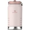 imageStanley IceFlow 20 Flip Straw Jug with Handle 96 oz  Twist On Lid and Flip Up Straw  Leakproof for Travel and Sports  Insulated Stainless Steel BPAFree  Rose Quartz