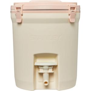 imageSTANLEY Adventure Fast Flow Water Jug 2 Gallon Leakproof Ice Water Dispenser Insulated Beverage Cooler Easy Pour Spigot and Latched Foam Lid BPAFreeCream