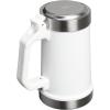 imageSTANLEY Classic Bottle Opener Beer Stein 24 oz  Flip Up Lid and Heavy Duty Handle with Built In Bottle Opener  Insulated Stainless Steel Beer Mug  BPAFreeFrost Gloss