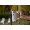 imageSTANLEY Classic Bottle Opener Beer Stein 24 oz  Flip Up Lid and Heavy Duty Handle with Built In Bottle Opener  Insulated Stainless Steel Beer Mug  BPAFreeCream Gloss