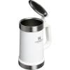 imageSTANLEY Classic Bottle Opener Beer Stein 24 oz  Flip Up Lid and Heavy Duty Handle with Built In Bottle Opener  Insulated Stainless Steel Beer Mug  BPAFreeFrost Gloss