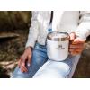 imageSTANLEY StayHot Camp Mug 12 oz  Press Fit Drink Through Lid  Cup for Coffee Tea and Drinks  Insulated Stainless Steel Coffee Mug  BPAFree  Ash 20