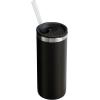 imageStanley Everyday Can Cooler Cup 10 oz Slim  Beer Seltzers Soda and Energy Drinks  Doubles as Tumbler  Insulated Stainless Steel Drink Holder  BPAFree  Matte BlackMatte Black