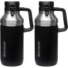 imageStanley GO Growler 64 oz  Keeps Beer Cold or Coffee Hot  Leakproof Steel Lined Lid and Easy to Carry Handle  Insulated Stainless Steel Beverage Container  BPAFree  PolarMatte Black