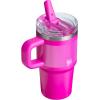 image:imageSTANLEY Quencher ProTour Flip Straw Tumbler with Leakproof Lid  BuiltIn Straw amp Handle  Cupholder Compatible for Travel  Insulated Stainless Steel Cup  BPAFreeVivid Violet Fade