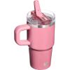 image:imageSTANLEY Quencher ProTour Flip Straw Tumbler with Leakproof Lid  BuiltIn Straw amp Handle  Cupholder Compatible for Travel  Insulated Stainless Steel Cup  BPAFreePort Shimmer
