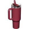 image:imageSTANLEY Quencher ProTour Flip Straw Tumbler with Leakproof Lid  BuiltIn Straw amp Handle  Cupholder Compatible for Travel  Insulated Stainless Steel Cup  BPAFreeCranberry Gloss