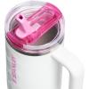 image:imageSTANLEY Quencher ProTour Flip Straw Tumbler with Leakproof Lid  BuiltIn Straw amp Handle  Cupholder Compatible for Travel  Insulated Stainless Steel Cup  BPAFreeFrost Lovely