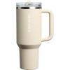 image:imageSTANLEY Quencher ProTour Flip Straw Tumbler with Leakproof Lid  BuiltIn Straw amp Handle  Cupholder Compatible for Travel  Insulated Stainless Steel Cup  BPAFreeToasted Almond