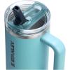 image:imageSTANLEY Quencher ProTour Flip Straw Tumbler with Leakproof Lid  BuiltIn Straw amp Handle  Cupholder Compatible for Travel  Insulated Stainless Steel Cup  BPAFreeAgave