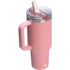 image:imageSTANLEY Quencher ProTour Flip Straw Tumbler with Leakproof Lid  BuiltIn Straw amp Handle  Cupholder Compatible for Travel  Insulated Stainless Steel Cup  BPAFreePink Mesa