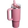 image:imageSTANLEY Quencher ProTour Flip Straw Tumbler with Leakproof Lid  BuiltIn Straw amp Handle  Cupholder Compatible for Travel  Insulated Stainless Steel Cup  BPAFreePort Shimmer