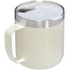 image:imageSTANLEY StayHot Camp Mug  Press Fit Drink Through Lid  Cup for Coffee Tea and Drinks  Insulated Stainless Steel Coffee Mug  BPAFreeCream Gloss