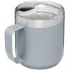 image:imageSTANLEY StayHot Camp Mug  Press Fit Drink Through Lid  Cup for Coffee Tea and Drinks  Insulated Stainless Steel Coffee Mug  BPAFreeHammertone Silver