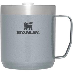 image:imageSTANLEY StayHot Camp Mug  Press Fit Drink Through Lid  Cup for Coffee Tea and Drinks  Insulated Stainless Steel Coffee Mug  BPAFreeHammertone Silver