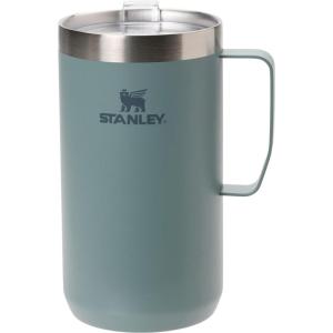 image:imageSTANLEY StayHot Camp Mug  Press Fit Drink Through Lid  Cup for Coffee Tea and Drinks  Insulated Stainless Steel Coffee Mug  BPAFreeShale