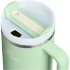 image:imageSTANLEY Quencher H20 Tumbler with Handle and Straw 30 oz  Flowstate 3Position Lid  Cup Holder Compatible for Travel  Insulated Stainless Steel Cup  BPAFree  Rose Quartz 20Pistachio