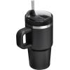 image:imageSTANLEY Quencher H20 Tumbler with Handle and Straw 30 oz  Flowstate 3Position Lid  Cup Holder Compatible for Travel  Insulated Stainless Steel Cup  BPAFree  Rose Quartz 20Black 20