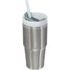 image:imageSTANLEY Quencher H20 Tumbler with Handle and Straw 30 oz  Flowstate 3Position Lid  Cup Holder Compatible for Travel  Insulated Stainless Steel Cup  BPAFree  Rose Quartz 20Stainless Steel Shale