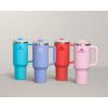 image:imageSTANLEY Quencher H20 Tumbler with Handle and Straw 30 oz  Flowstate 3Position Lid  Cup Holder Compatible for Travel  Insulated Stainless Steel Cup  BPAFree  Rose Quartz 20Splash