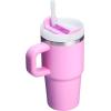 image:imageSTANLEY Quencher H20 Tumbler with Handle and Straw 30 oz  Flowstate 3Position Lid  Cup Holder Compatible for Travel  Insulated Stainless Steel Cup  BPAFree  Rose Quartz 20Peony