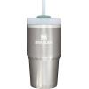 image:imageSTANLEY Quencher H20 Tumbler with Handle and Straw 30 oz  Flowstate 3Position Lid  Cup Holder Compatible for Travel  Insulated Stainless Steel Cup  BPAFree  Rose Quartz 20Stainless Steel Shale