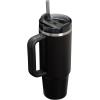 image:imageSTANLEY Quencher H20 Tumbler with Handle and Straw 30 oz  Flowstate 3Position Lid  Cup Holder Compatible for Travel  Insulated Stainless Steel Cup  BPAFree  Rose Quartz 20Black 20