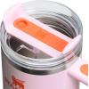 image:imageSTANLEY Quencher H20 Tumbler with Handle and Straw 30 oz  Flowstate 3Position Lid  Cup Holder Compatible for Travel  Insulated Stainless Steel Cup  BPAFree  Rose Quartz 20Rose Petal Shimmer