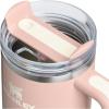 image:imageSTANLEY Quencher H20 Tumbler with Handle and Straw 30 oz  Flowstate 3Position Lid  Cup Holder Compatible for Travel  Insulated Stainless Steel Cup  BPAFree  Rose Quartz 20Oasis Peach Whip Gloss