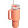 image:imageSTANLEY Quencher H20 Tumbler with Handle and Straw 30 oz  Flowstate 3Position Lid  Cup Holder Compatible for Travel  Insulated Stainless Steel Cup  BPAFree  Rose Quartz 20Nectarine