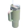 image:imageSTANLEY Quencher H20 Tumbler with Handle and Straw 30 oz  Flowstate 3Position Lid  Cup Holder Compatible for Travel  Insulated Stainless Steel Cup  BPAFree  Rose Quartz 20Lichen