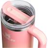 image:imageSTANLEY Quencher H20 Tumbler with Handle and Straw 30 oz  Flowstate 3Position Lid  Cup Holder Compatible for Travel  Insulated Stainless Steel Cup  BPAFree  Rose Quartz 20Pink Mesa Sunset